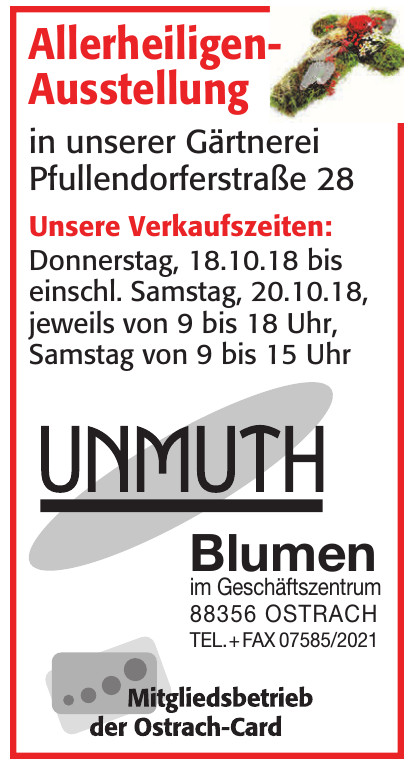 Unmuth Blumen