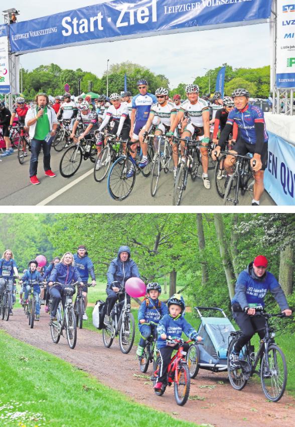 Ob sportliche 110 Kilometer oder die Sechs-Kilometer-Schlingel-Runde: Beim LVZ-Fahrradfest ist für alle Radler die passende Strecke dabei. Fotos: André Kempner Ob sportliche 110 Kilometer oder die Sechs-Kilometer-Schlingel-Runde: Beim LVZ-Fahrradfest ist für alle Radler die passende Strecke dabei. Fotos: André Kempner