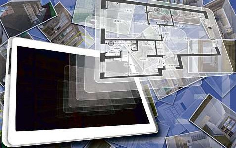 Hausplanung in 3D - einfach auf dem Tablet zu machen. Foto: Fotolia - bennymarty 