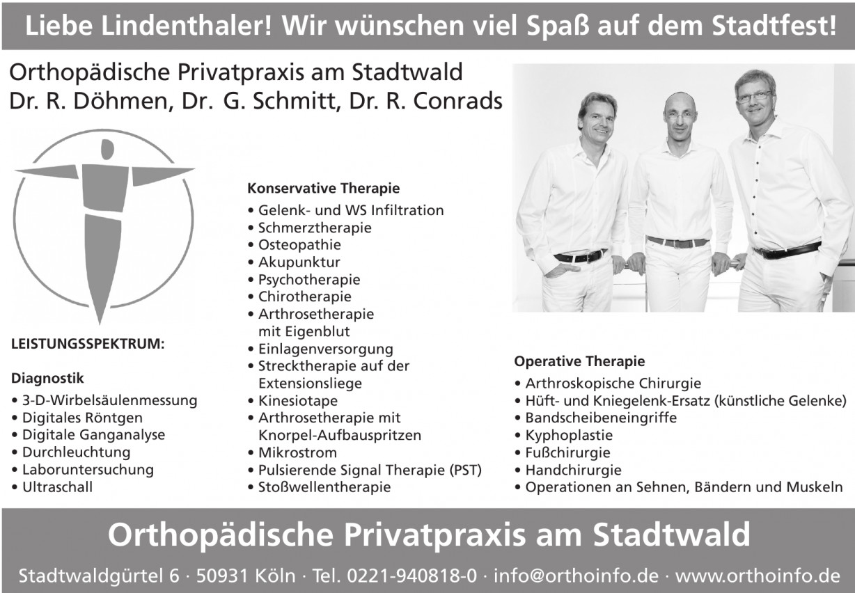 Orthopädische Privatpraxis am Stadtwald Orthopädische Privatpraxis am Stadtwald