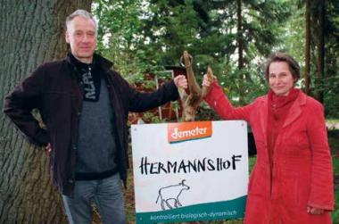 Schauspieler und Landwirte: Johann und Antje König leben und arbeiten auf dem Hermannshof