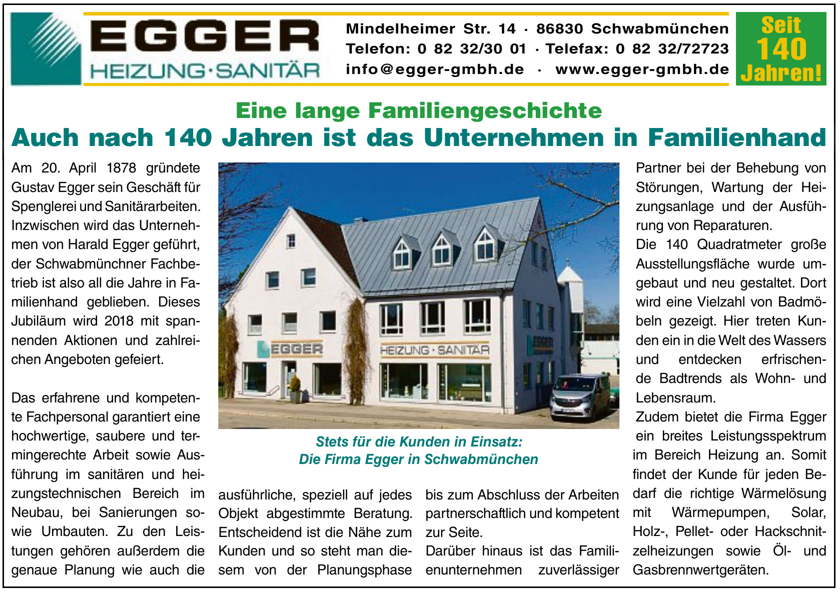 Egger Heizung - Sanitär Egger Heizung - Sanitär
