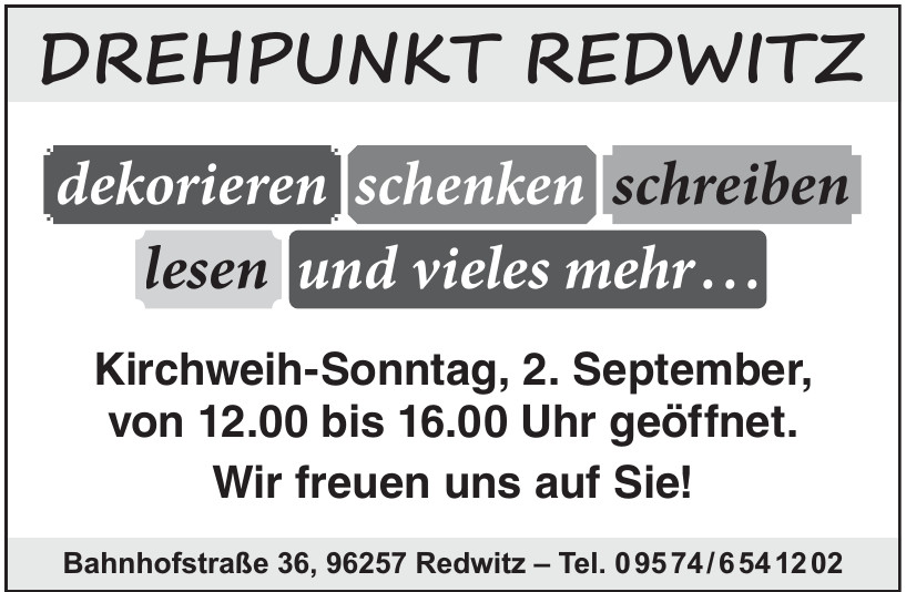 Drehpunkt Redwitz Drehpunkt Redwitz