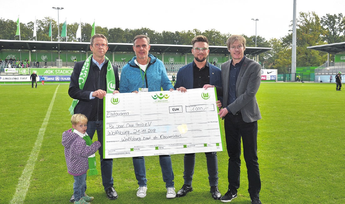 1.000 Euro für den Verein „Be Your Own Hero“ Image 1 1.000 Euro für den Verein „Be Your Own Hero“ Image 1