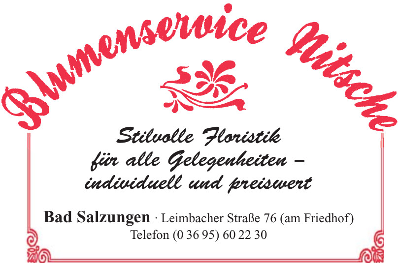Blumenservice Nitsche Blumenservice Nitsche