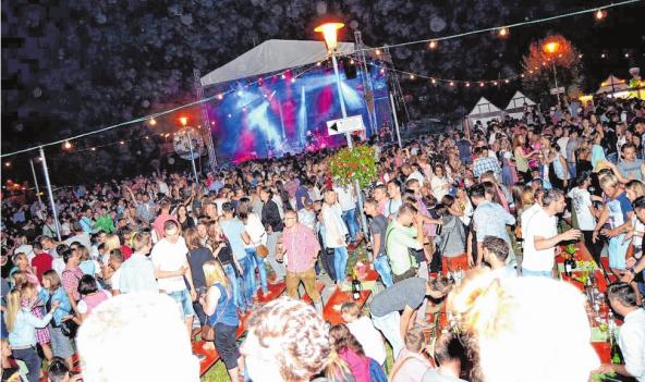 Bei der Musik der Party-Bands geht die Post ab. ARCHIVFOTO ALFONS BEUERLEIN