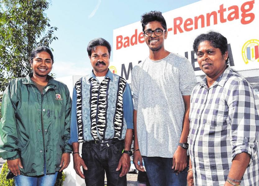 Fleißige Arbeiter im Hintergrund: die Familie Rajendram. BILD: BRV/THOMAS HENNE Fleißige Arbeiter im Hintergrund: die Familie Rajendram. BILD: BRV/THOMAS HENNE