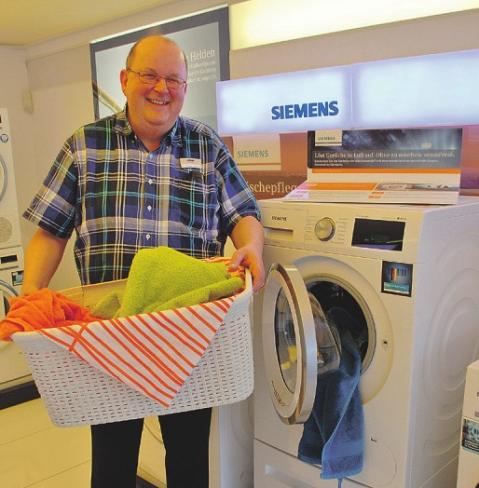 High-Tech auch bei Waschmaschinen: Die neueste Generation von Siemens begeistert Thomas Kolada