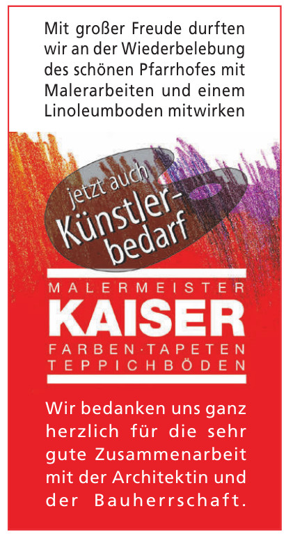 Malermeister Kaiser Farben Tapeten Teppichböden