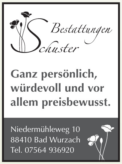 Bestattungddienst Schuster Bestattungddienst Schuster