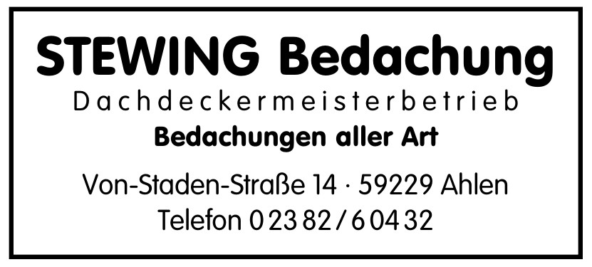 Stewing Bedachung Dachdeckermeisterbetrieb Stewing Bedachung Dachdeckermeisterbetrieb