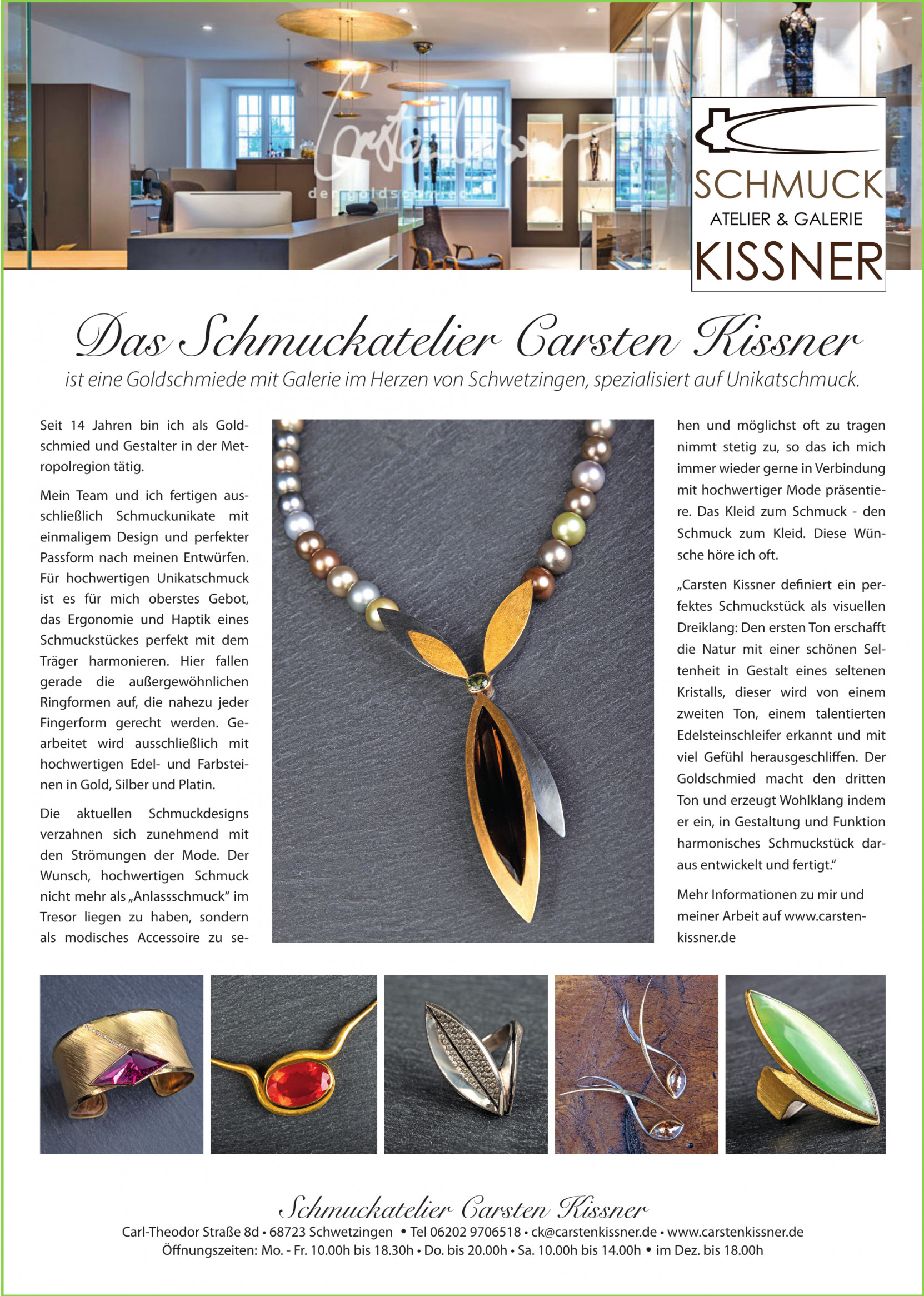 Schmuckatelier Carsten Kissner Schmuckatelier Carsten Kissner