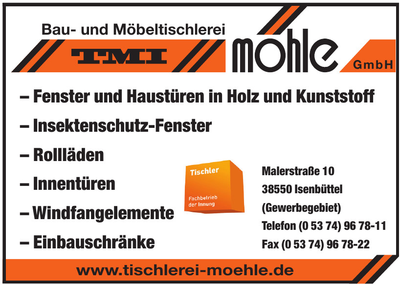 Bau- und Möbeltischlerei Mohle GmbH Bau- und Möbeltischlerei Mohle GmbH