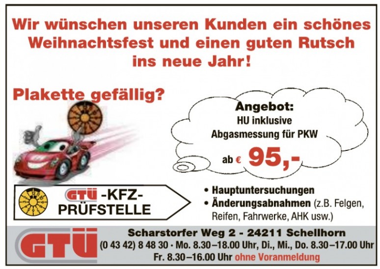 GTÜ - KFZ - Prüfstelle GTÜ - KFZ - Prüfstelle