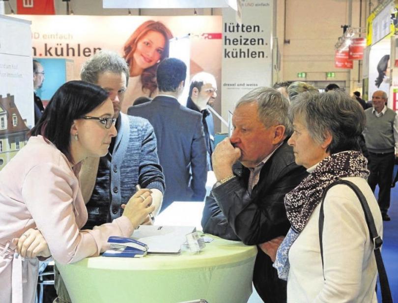 Die Messe bietet Bauherren, Eigentümern und Interessenten die Möglichkeit, sich direkt bei Geschäftsführern sowie kompetenten Mitarbeitern umfassend zu informieren. Fotos: Sonja Schönthier/Christine Wieser