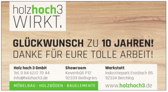 Holz hoch 3 GmbH Holz hoch 3 GmbH