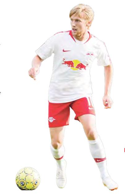 Emil Forsberg soll diese Saison in einer neuen Rolle Naby Keita im Mittelfeld ersetzen.