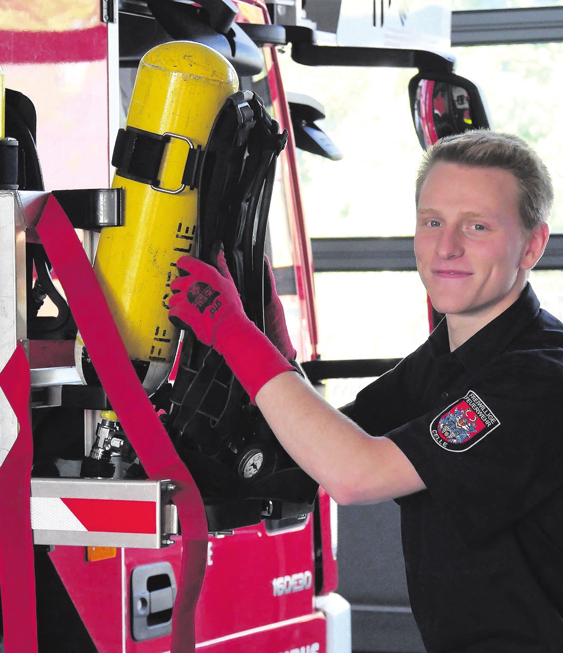 Seit 2017 bietet die Celler Feuerwehr ein Freiwilliges Soziales Jahr an. Foto: Florian Persuhn