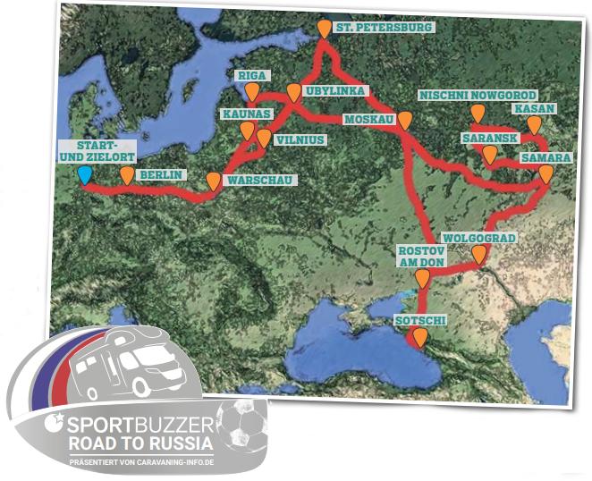 5 000 Kilometer durch das größte Land der Welt: Für den SPORTBUZZER machen sich drei Reporter auf den Weg durch Russland – um besondere Geschichten fernab der WM-Stadien aufzuspüren und aufzuschreiben.
