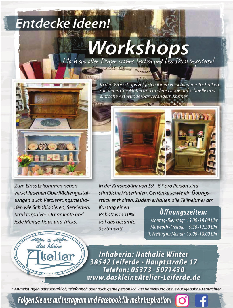 das kleine Atelier das kleine Atelier