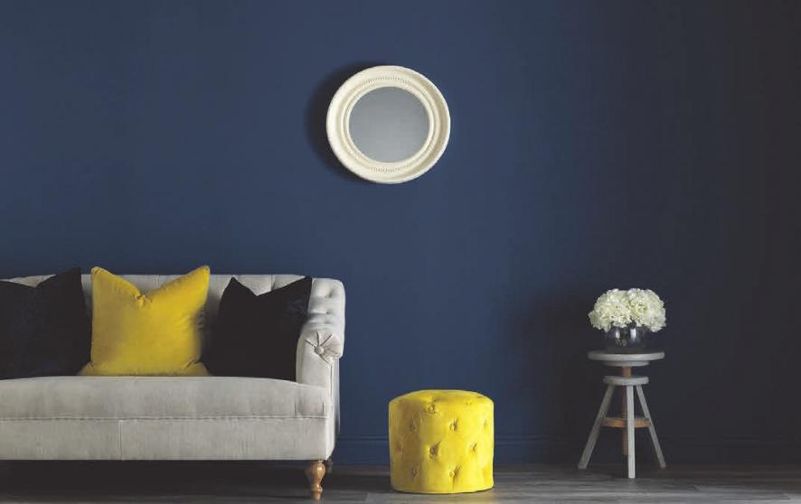 Ein neues Farbgewand für Wände oder Boden verleiht jedem Raum im Nu einen frischen Look. Fotos: Rust-Oleum Europe/akz-o Ein neues Farbgewand für Wände oder Boden verleiht jedem Raum im Nu einen frischen Look. Fotos: Rust-Oleum Europe/akz-o