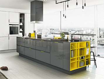 Auch diese Küche, eine SieMatic S3, wird von den Profis von Hansa-Complet individuell geplant