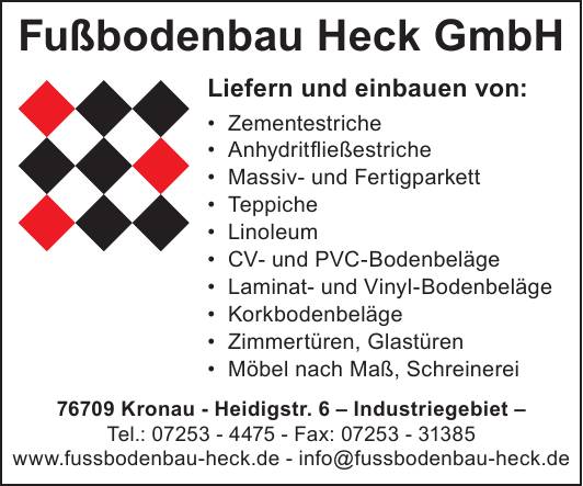 Fußbodenbau Heck GmbH