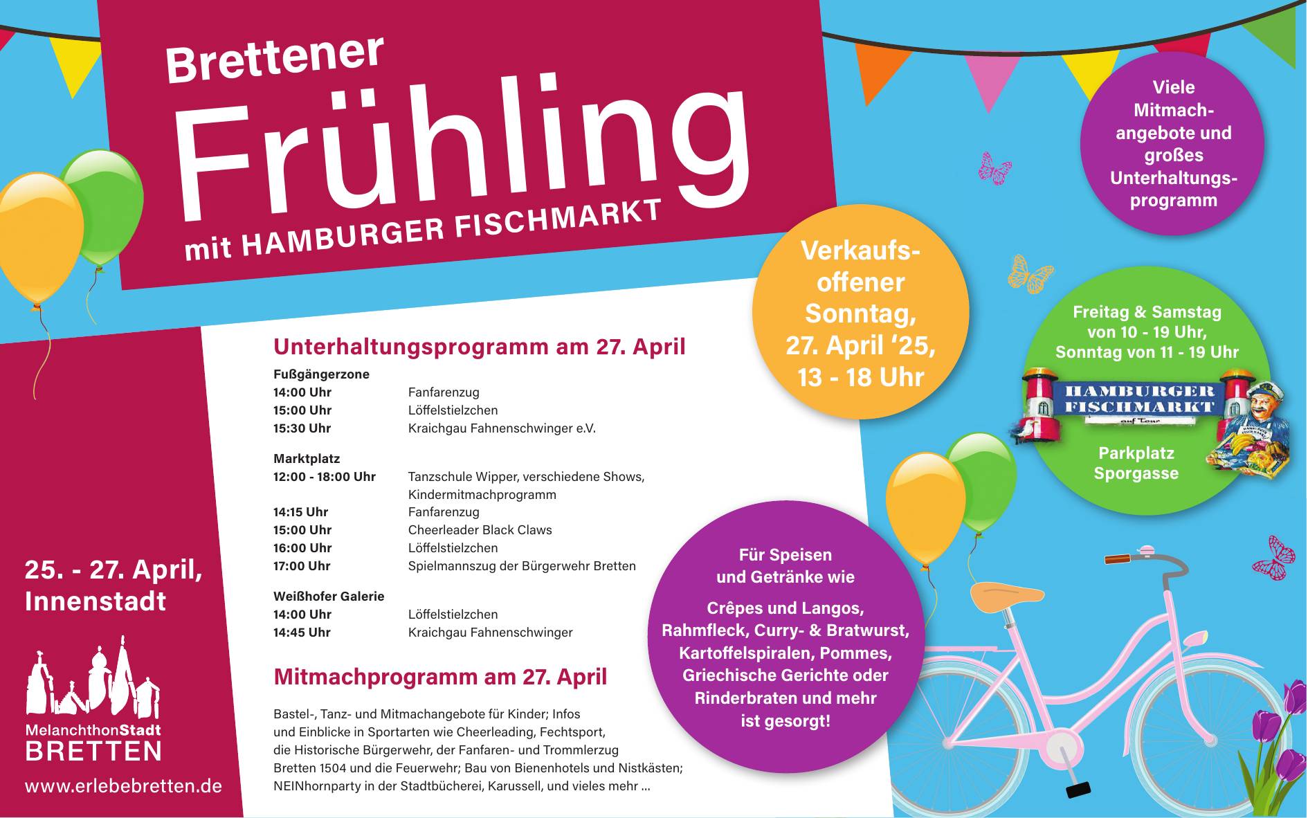 Brettener Frühling mit Hamburger Fischmarkt