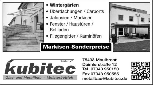 kubitec GmbH Glas- und Metallbau - Meisterbetrieb