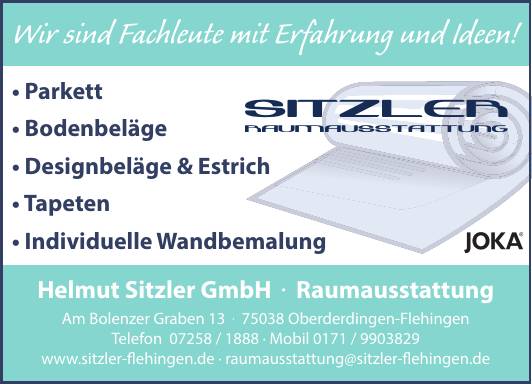 Helmut Sitzler GmbH - Raumausstattung