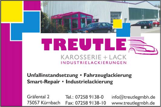 Treutle Karosserie und Lack Industrielackierungen