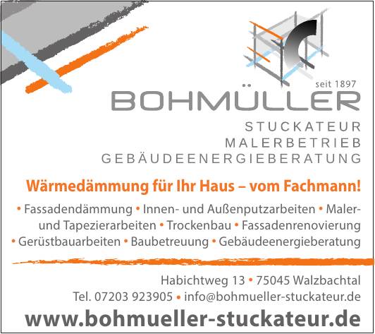 Bohmüller Stuckateur Malerbetrieb
