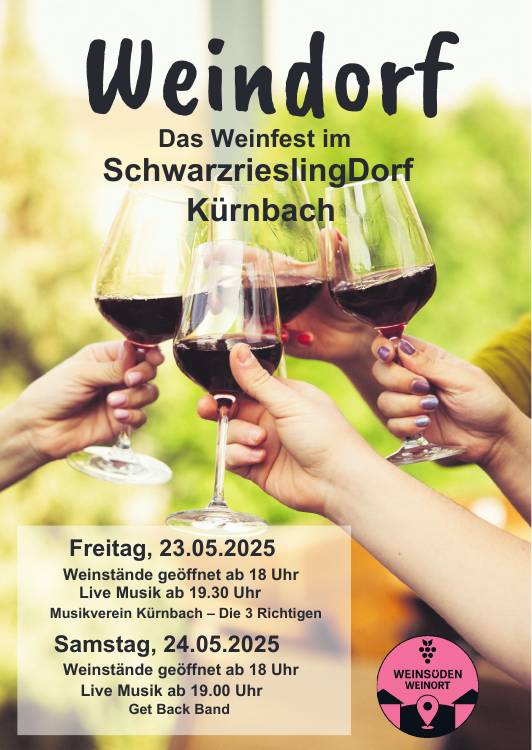 Weindorf - Das Winzerfest im Schwarzriesling-Dorf