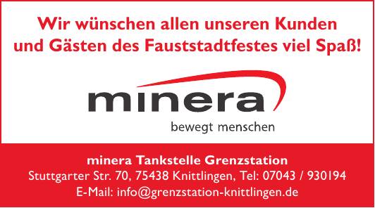 minera Tankstelle Grenzstation