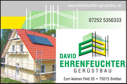 David Ehrenfeuchter Gerüstbau