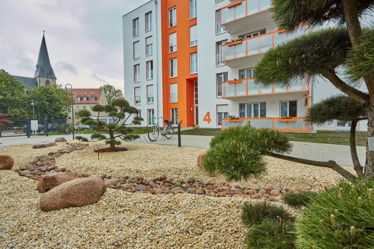 Moderne Plattenbauten sind nun komfortable Heimstatt