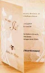 „Wir freuen uns auf euer Kommen ...“