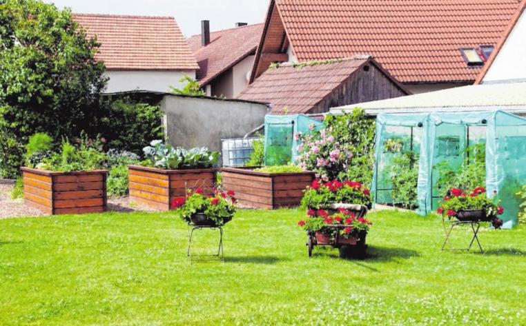 Ein kleines Dorf mit großen Gärten Haßberge Mainpost