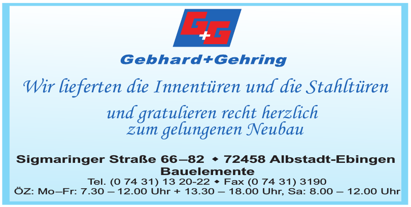 Gebhard+Gehring Gebhard+Gehring