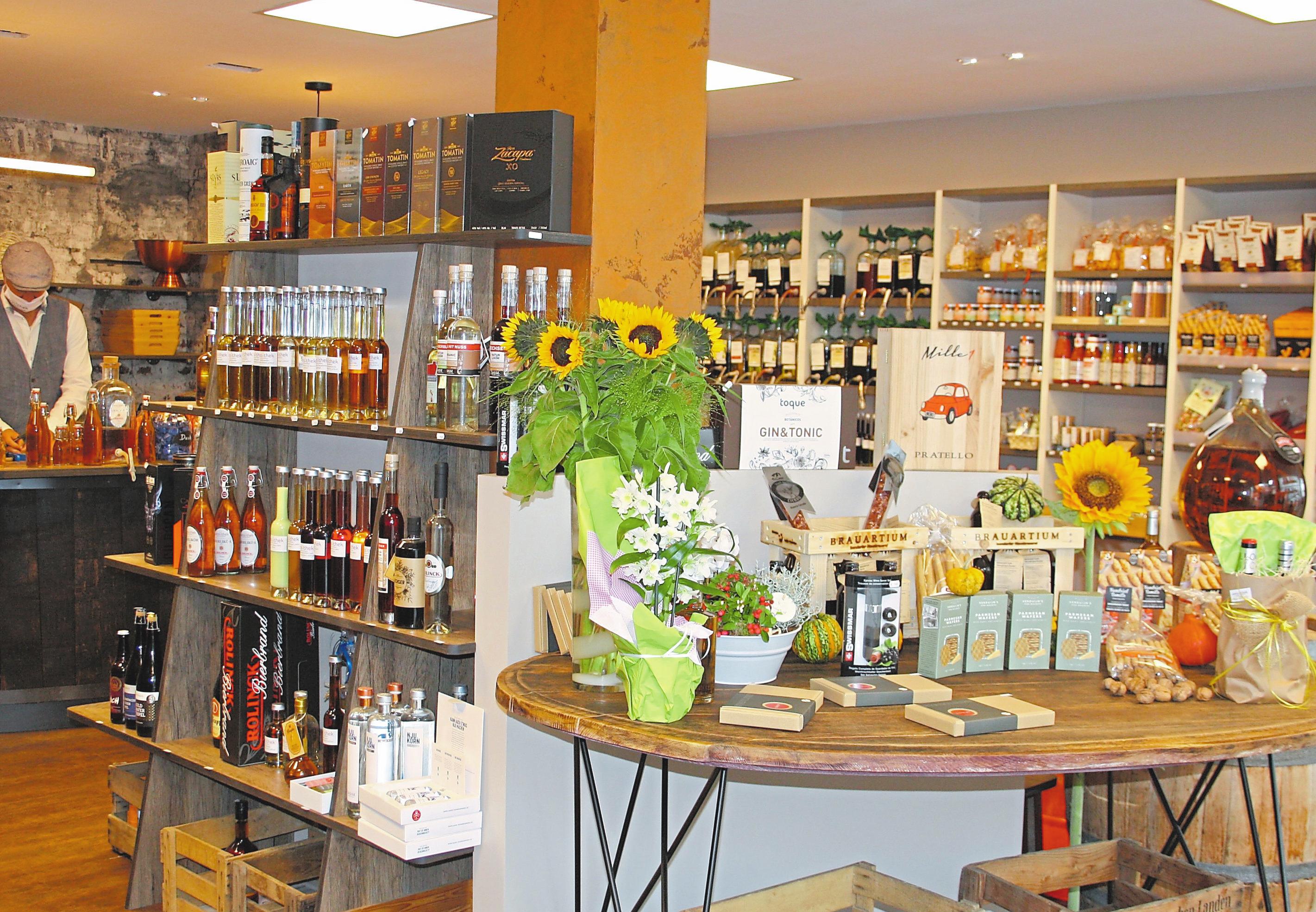 In der neu eröffneten Vinothek passt alles zusammen. In der neu eröffneten Vinothek passt alles zusammen.