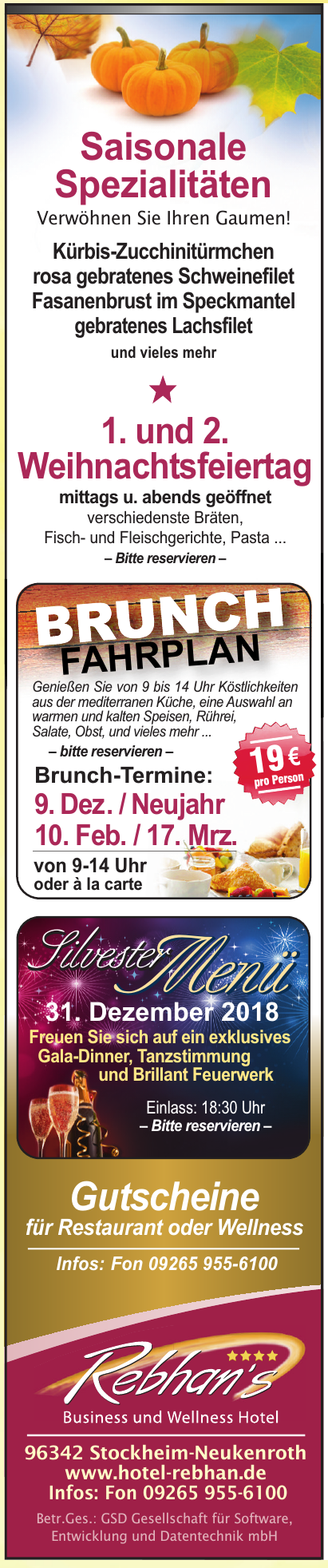 Rebhans Business und Wellness Hotel Rebhan's Business und Wellness Hotel