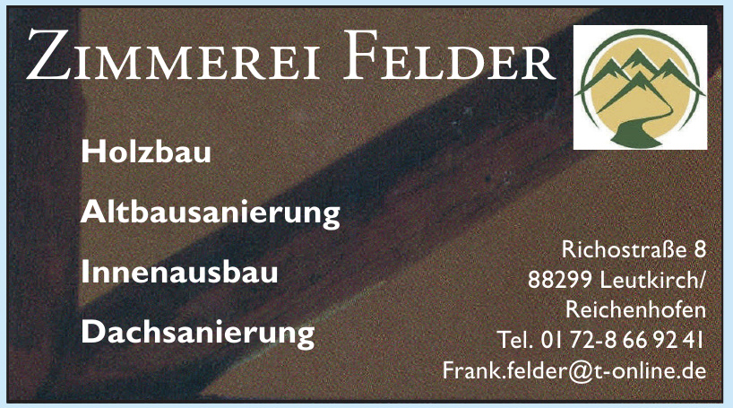 Zimmerei Felder Zimmerei Felder