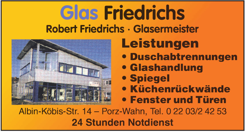 Glas Friedrichs