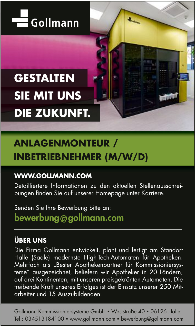 Gollmann Kommissioniersysteme Gmbh Unternehmensprofil Mitteldeutsche Zeitung