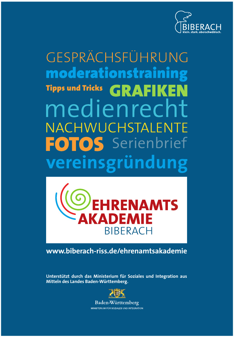 Biberacher Ehrenamtsakademie Biberacher Ehrenamtsakademie