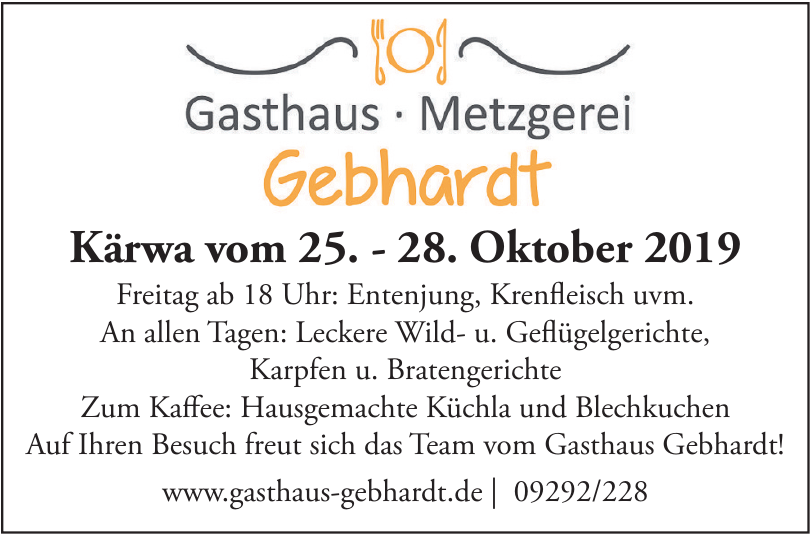 Gasthaus-Metzgerei Gebhardt Gasthaus-Metzgerei Gebhardt