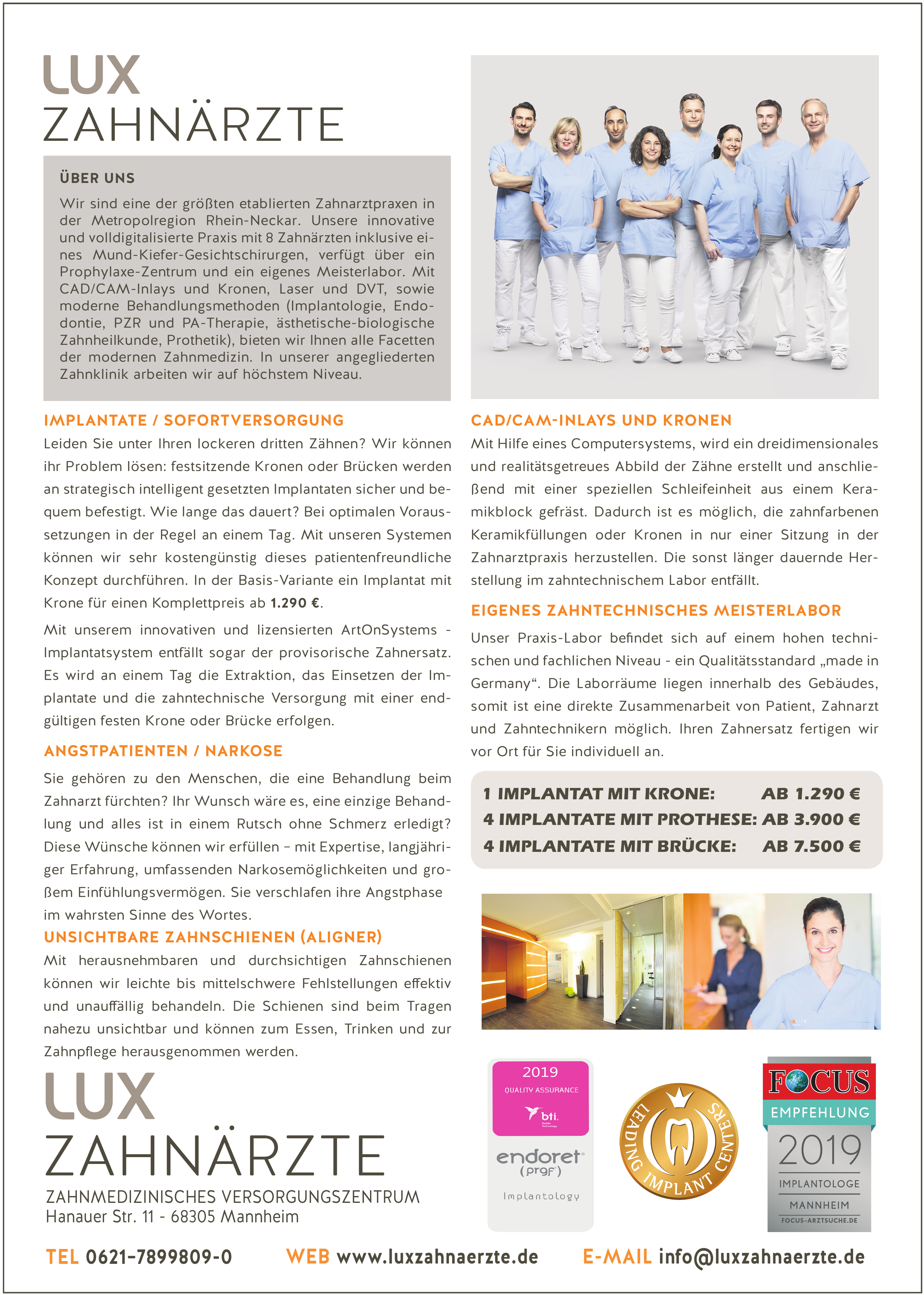 Lux Zahnärzte GmbH Lux Zahnärzte GmbH