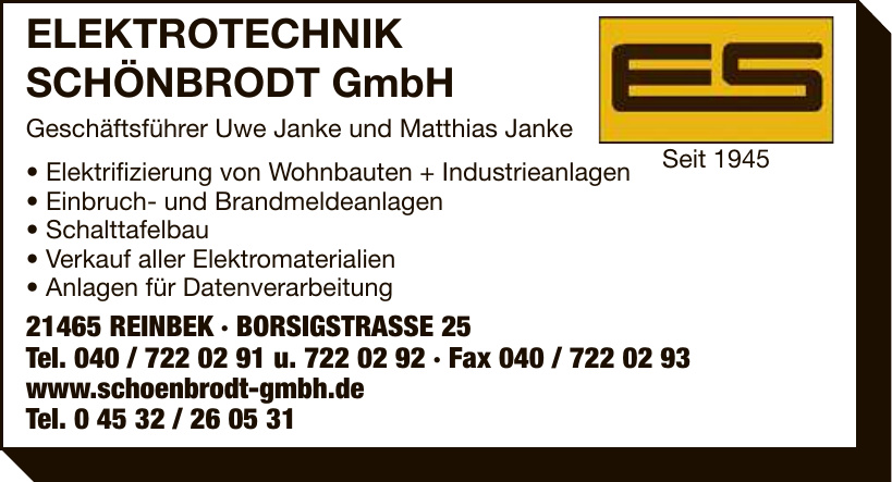 Elektrotechnik Schönbrodt GmbH