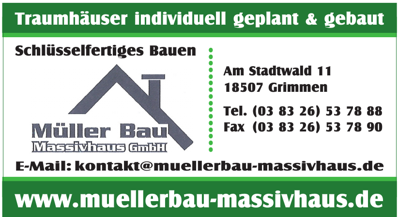 Müller Bau Massivhaus GmbH Müller Bau Massivhaus GmbH