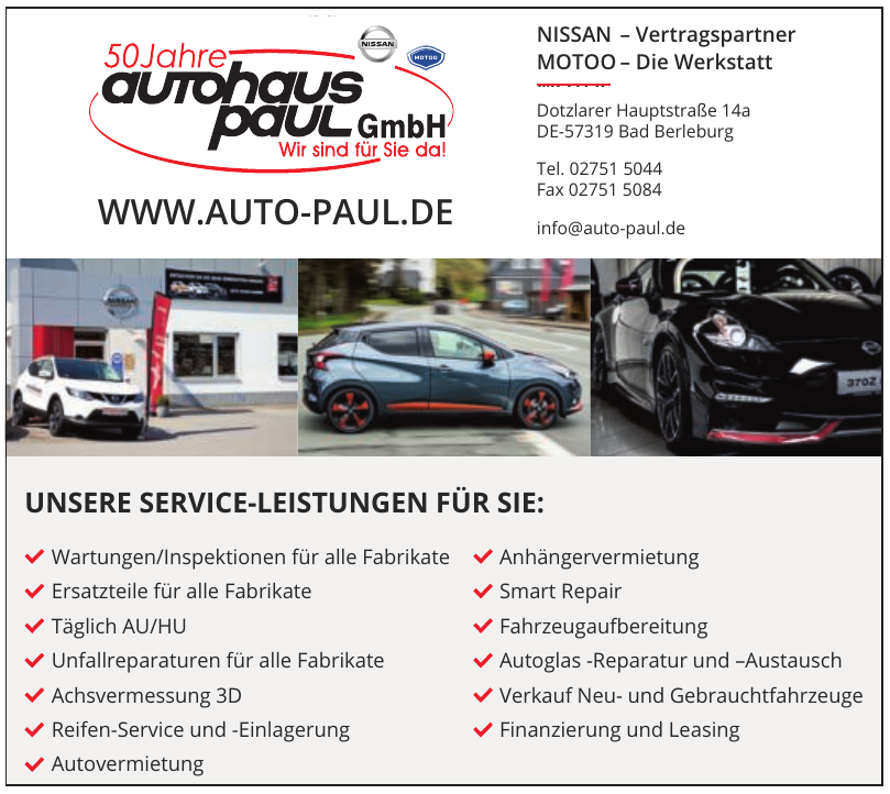 Autohaus Paul GmbH & Co. KG Autohaus Paul GmbH & Co. KG